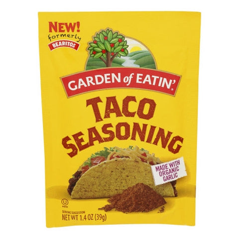 Garden Of Eatin, Mix Ssnng Taco, Case of 12 X 1.4 Oz Garden Of Eatin