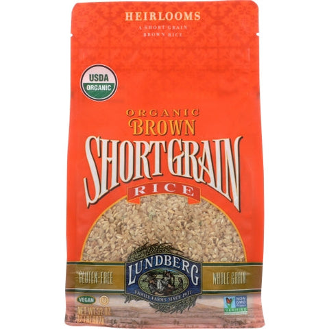 Lundberg, Organic Short Grain Brown Rice, 32 Oz(Case Of 6) Lundberg