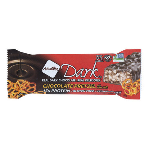Nugo, Dark Chocolate Pretzel, 1.76 Oz(Case Of 12) Nugo