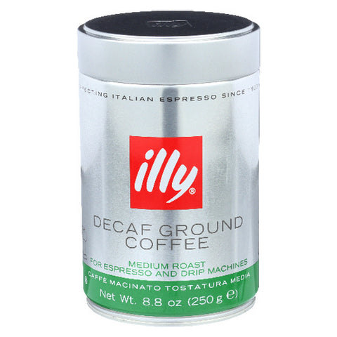 Coffee  Espresso And Drip  Ground  Medium Roast  Decaf Case of 6 X 8.8 Oz by Illycaffe