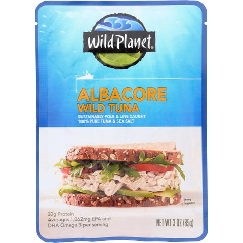 Wild Planet, Albacore Wild Can Tuna, 3 Oz(Case Of 24) Wild Planet