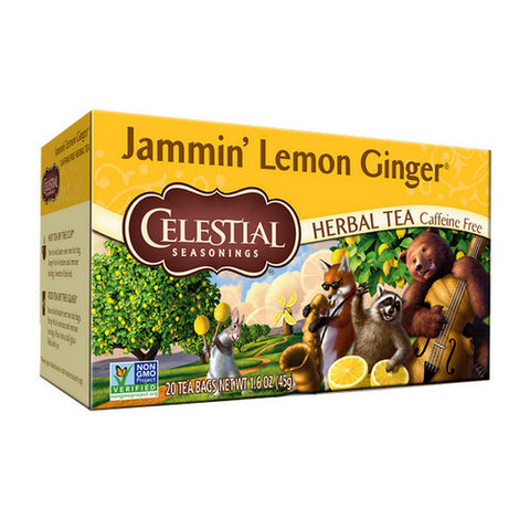 Tea Hrbl Lmn Gngr Jamimin Case of 6 X 20 Bags by Celestial Seasonings