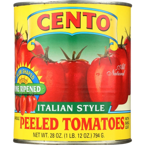 Cento, Tomato Plum Peeled, Case of 12 X 28 Oz Cento