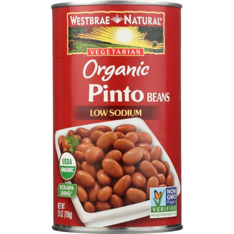 Westbrae, Bean Pinto Org, Case of 12 X 25 Oz Westbrae
