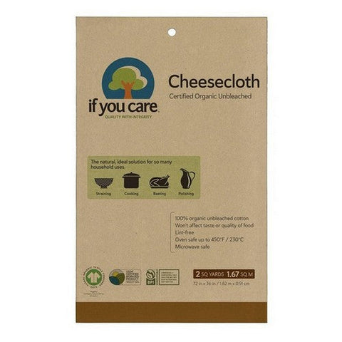 If You Care, Cheesecloth Unblchd 2Sq Y, 1 Count(Case Of 24) If You Care