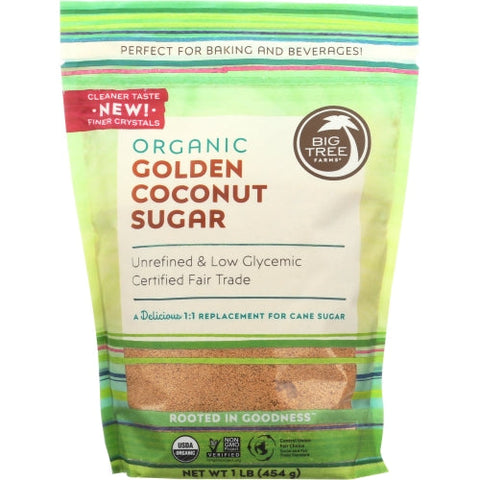Big Tree Farms, Sugar Ccont Gldn Org, 16 Oz(Case Of 6) Big Tree Farms