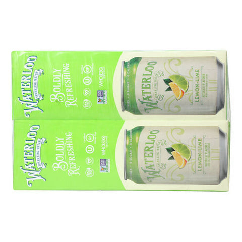 Sparkling Water Lime Case of 2 X 144 Oz by Waterloo Sparkling Water