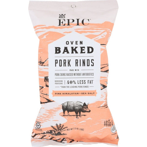 Epic Dental, Pork Rinds Bkd Himlyn Pnk, 2.5 Oz(Case Of 12) Epic Dental
