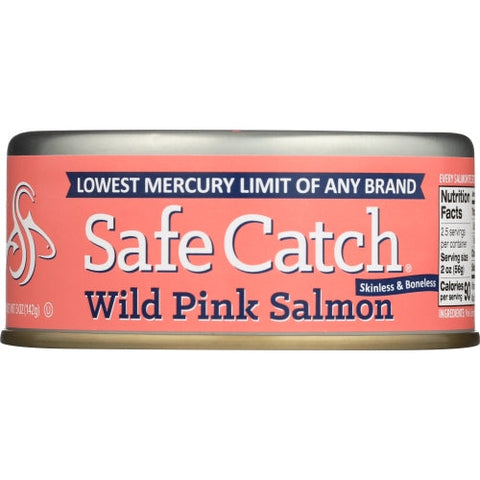 Safecatch, Salmon Pink Wild, 5 Oz(Case Of 6) Safecatch