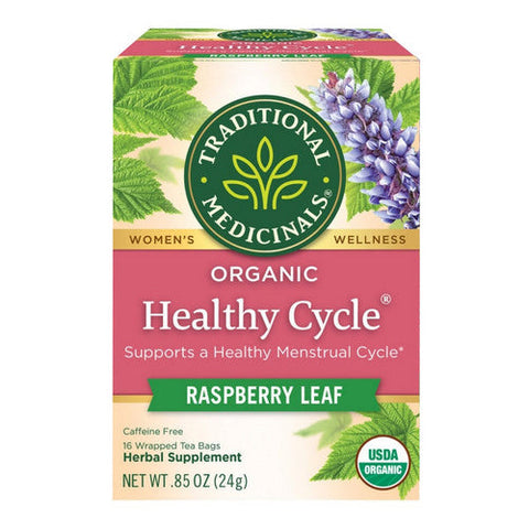 Traditional Medicinals, Healthy Cycle Tea, 16 Bags Traditional Medicinals