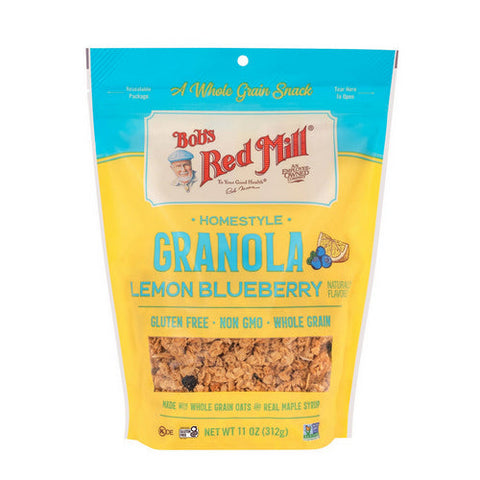 Bobs Red Mill, Homestyle Granola Lemon Blueberry, 11 Oz(Case Of 6) Bobs Red Mill