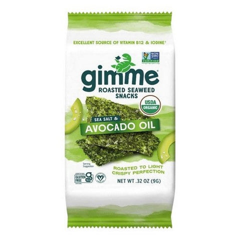 Gimme, Seaweed Snk Rstd Ss & Avo, 0.32 Oz(Case Of 12) Gimme