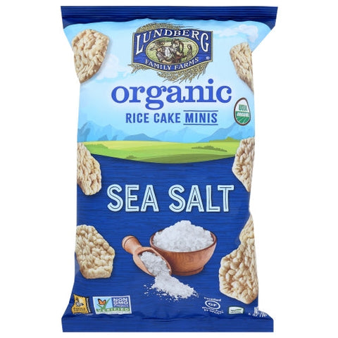 Lundberg, Organic Sea Salt Rice Cake Minis, 5 Oz(Case Of 6) Lundberg