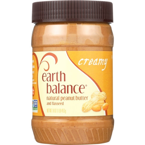 Peanut Bttr Crmy Ntrl Case of 12 X 16 Oz by Earth Balance