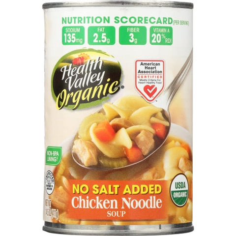 Health Valley, Soup Chicken Noodle Ns, 15 Oz Health Valley