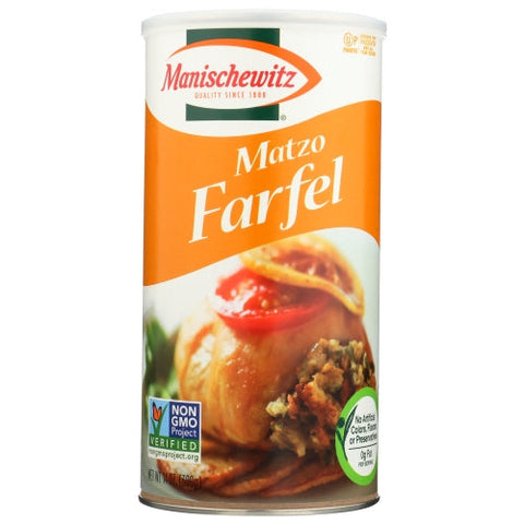 Manischewitz, Matzo Farfel Canister, Case of 12 X 14 Oz