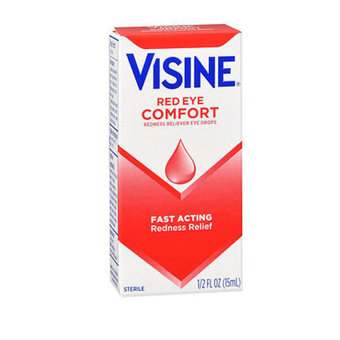 Visine, Red Eye Comfort Eye Drops, 0.5 Oz