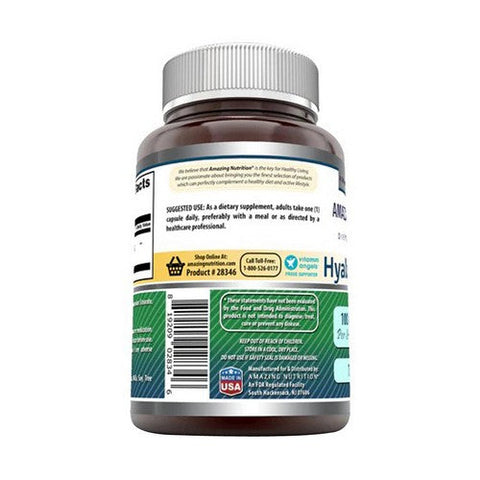 Amazing Nutrition, Amazing Formulas Hyaluronic Acid, 100 mg, 60 Caps Amazing Nutrition