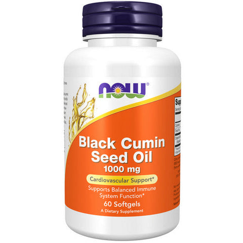 Now Foods, Black Cumin Seed Oil, 1000 Mg, 60 Softgels Now Foods