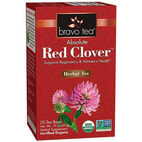 Bravo Tea & Herbs, Organic Tea Red Clover, 20 Bags Bravo Tea & Herbs