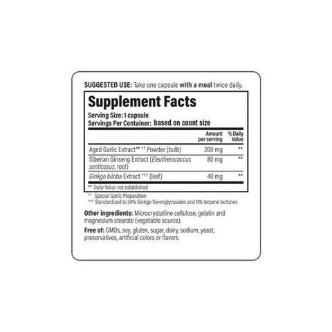 Kyolic, Brain Memory Concentration And Recall, 90 Caps Kyolic