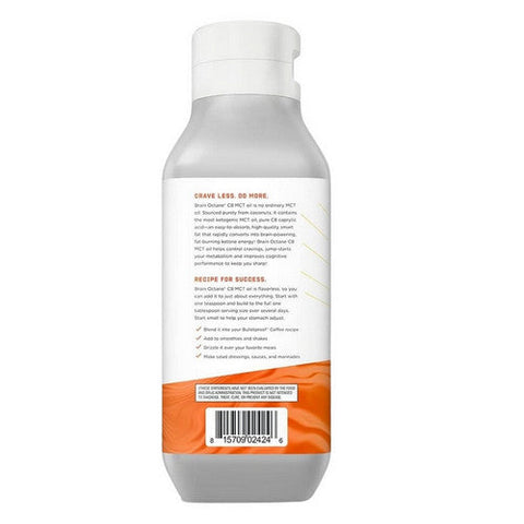 Bulletproof, Brain Octane C8 Mct Oil, 14 Oz Bulletproof