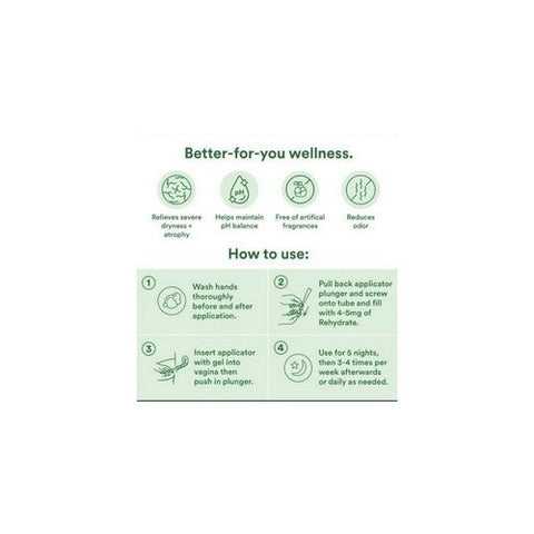 Good Clean Love, Rehydrate Ultra Moisturizing Vaginal Gel With Hyaluronic Acid, 2 Oz