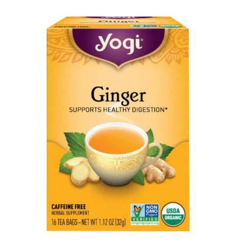 Yogi, Organic Ginger Tea, 16 Bags Yogi