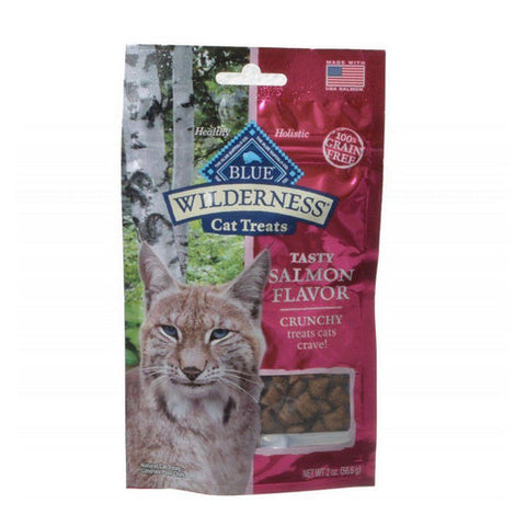 Blue Buffalo, Wilderness Crunchy Cat Treats Tasty Salmon Flavor, 2 Oz Blue Buffalo