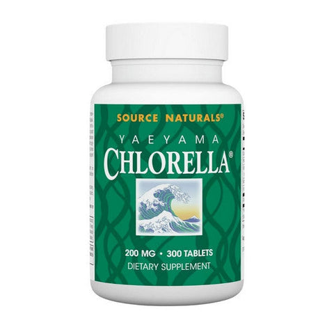 Source Naturals, Chlorella, 200 MG, From Yaeyama 300 Tabs Source Naturals
