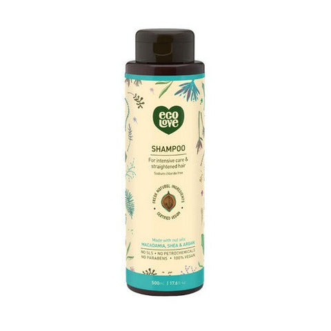 Eco Love, Shampoo for Intensive Care and Straightened Hair, 1 17.6 Oz Eco Love