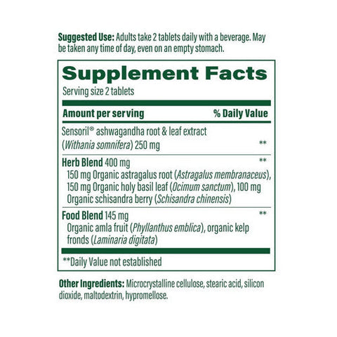 MegaFood, Ashwagandha Complex, 60 Tabs MegaFood