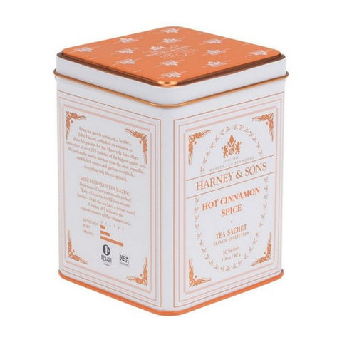Harney & Sons, Hot Cinnamon Spice Tea, 20 Bags (Case of 4) Harney & Sons