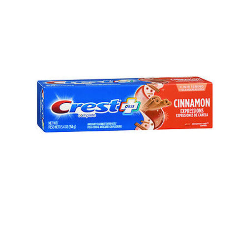 Crest, Plus Complete Cinnamon Expressions Toothpaste, 5.4 Oz Crest