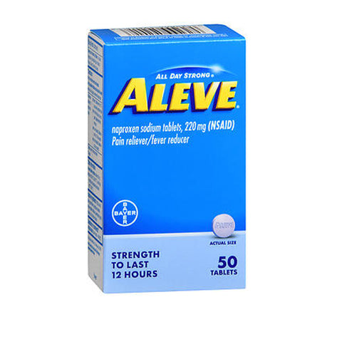 Naproxen Sodium Pain Reliever Fever Reducer 50 Tabs by Aleve
