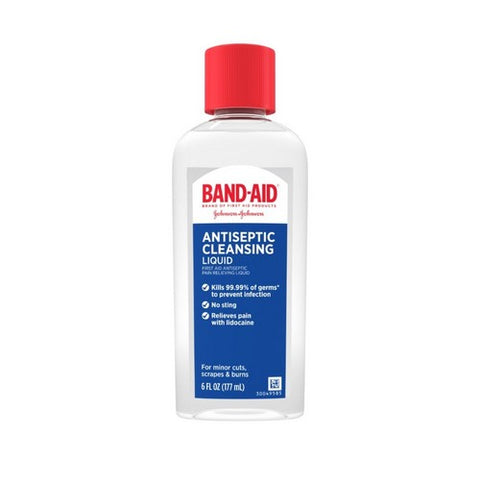 Band-Aid, Antiseptic Cleansing Liquid, 6 Oz Band-Aid