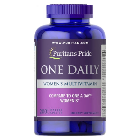 One Daily Women's  Multivitamin with Zinc 200 Caplets by Puritan's Pride