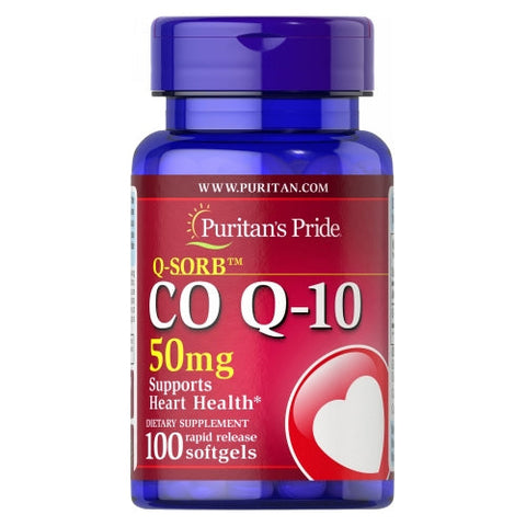 Puritan's Pride, CoQ-10, 50 mg, 100 Rapid Release Softgels Puritan's Pride