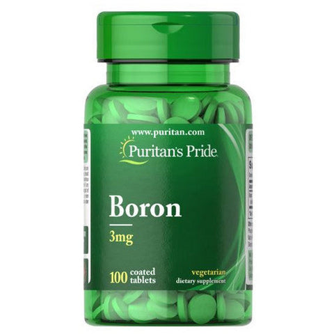 Puritan's Pride, Boron, 3 mg, 100 Tablets Puritan's Pride