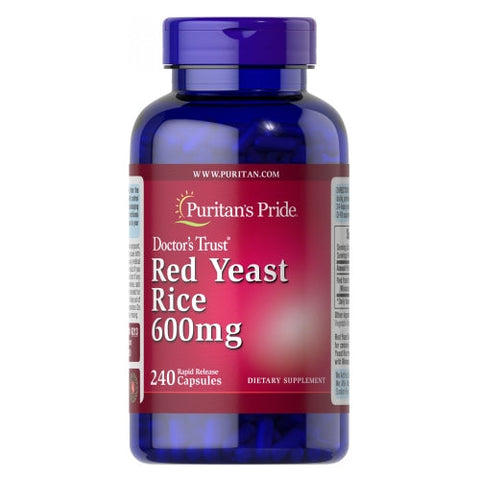 Puritan's Pride, Red Yeast Rice, 600 mg, 240 Capsules Puritan's Pride