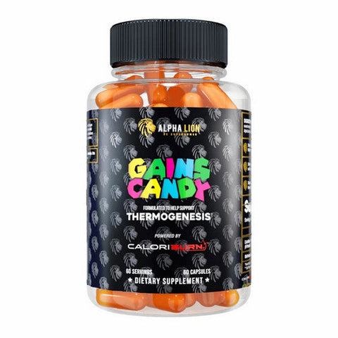 Alpha Lion, Gains Candy Caloriburn, 60 Capsules Alpha Lion