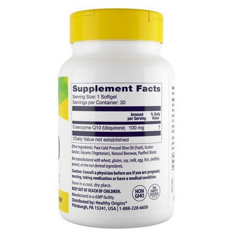 Balance Bar, CoQ10, 100 mg, 30 Softgels Balance Bar