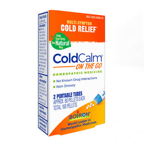 Boiron, Coldcalm On the Go Pellets, 160 Pellets Boiron