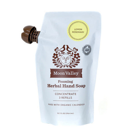 Moon Valley Organics, Foaming Herbal Hand Soap Concentrate Lemon Rosemary, 10.7 Oz Moon Valley Organics