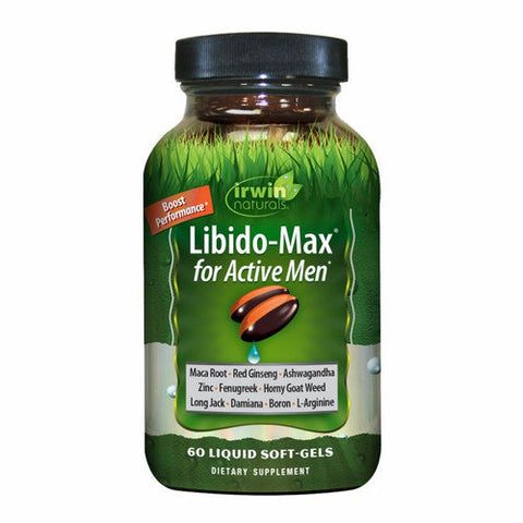 Irwin Naturals, Libido Max for Active Men, 60 Softgels Irwin Naturals