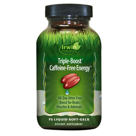 Triple-Boost Caffeine-Free Energy 75 Softgels by Irwin Naturals