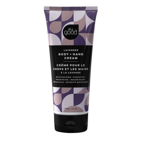 All Good, Body + Hand Cream Lavender, 6 Oz All Good