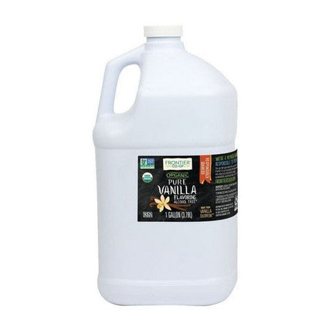Frontier Coop, Organic Vanilla Flavoring, 1 Gallon