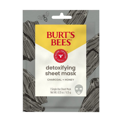 Burts Bees, Detoxifying Charcoal Sheet Mask, 0.33 Oz
