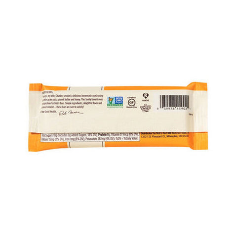 Bobs Red Mill, Peanut Butter Honey And Oats Bar, 12 Bars Bobs Red Mill